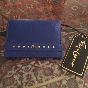 Foley + Corinna blue leather  Wallet